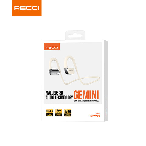 Recci REP-W82 GEMINI Wireless HI-FI Headphones