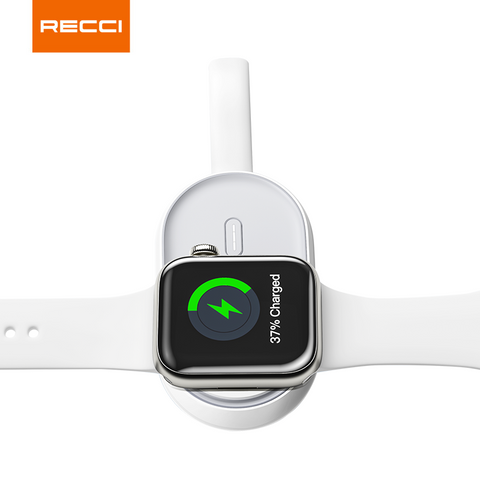 Recci RCW-29 iWatch 2 IN 1 Portable Wireless Magnetic Charger 3.5W 1200 mAh Type C