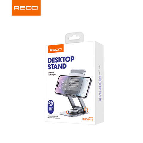 Recci RHO-M15 360 Degree Mobile Phone Stands Ipad Table Holder Bracket