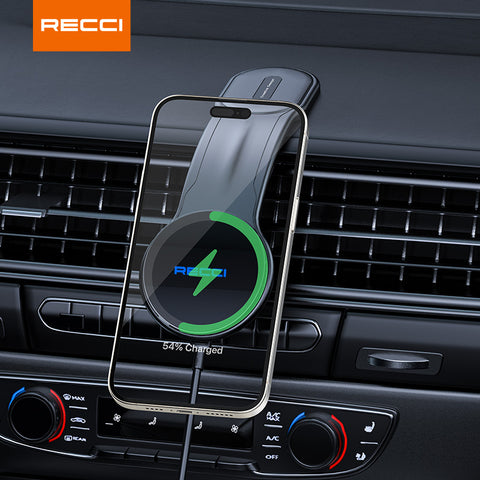 Recci RHO-C41 Magnetic Wireless Charging Car Mount