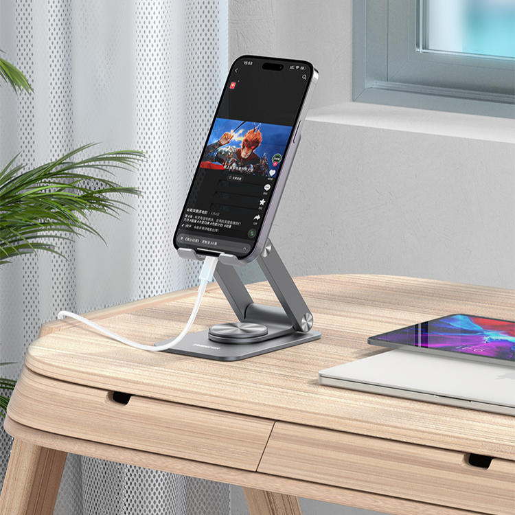 360° Cellphone and iPad Stands Table Metal Holder