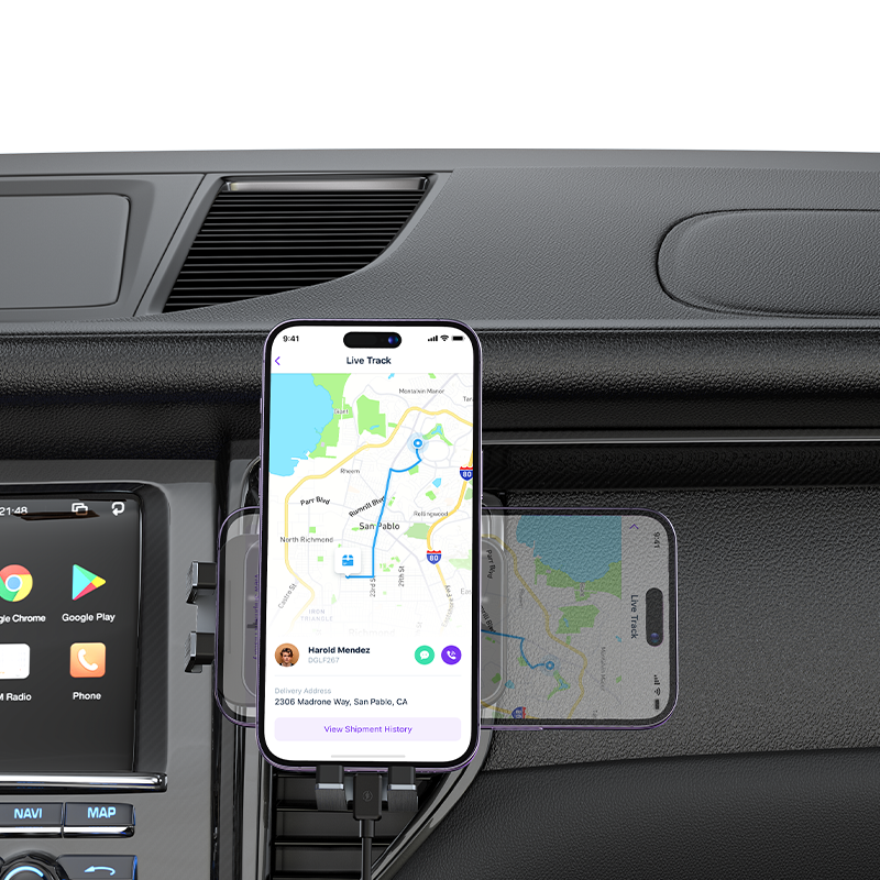 Autoinductive Magnetic Wireless Car Charging 15W
