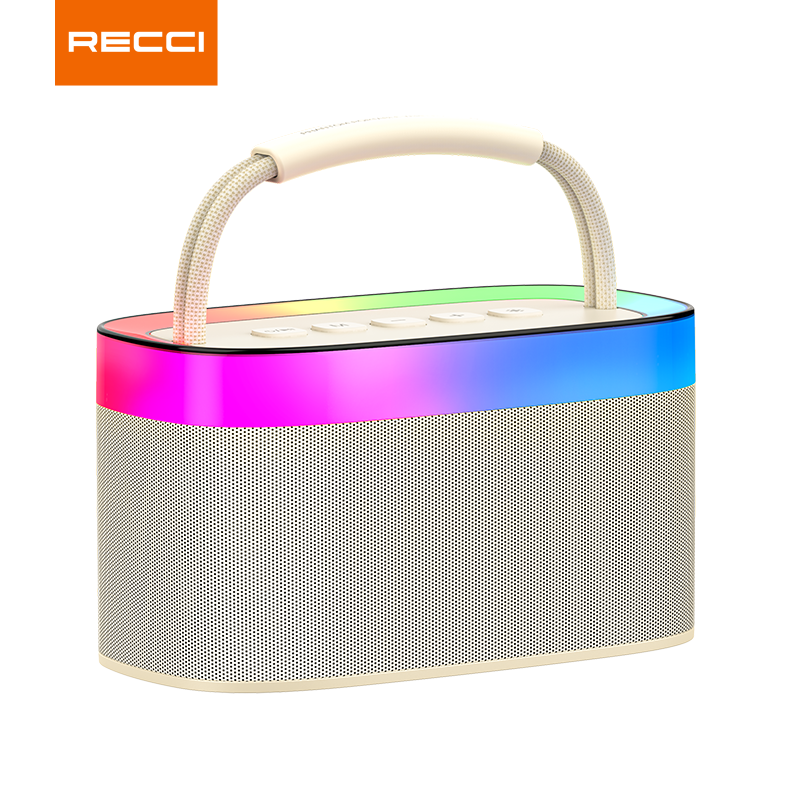 Recci RSK-W40 Phantom Wireless Bluetooth Speaker HIFI RGB Atmosphere Light 16W - reccimaxco